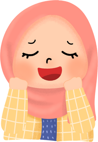 Sleepy muslim girl